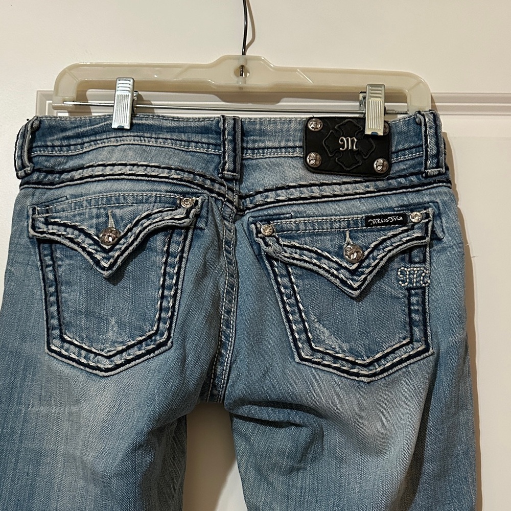 Miss Me Light Blue Embellished Jeans